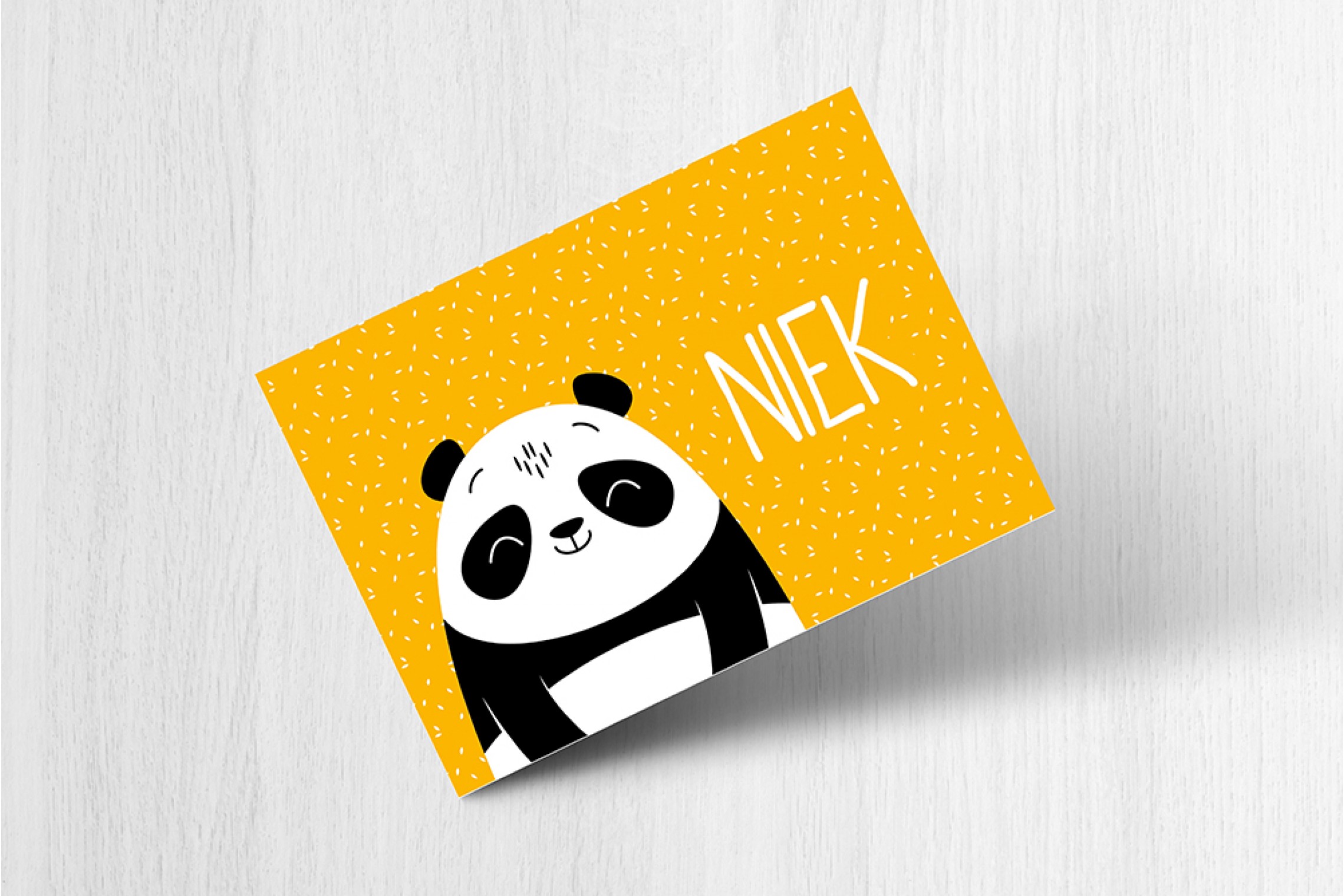 Lachende pandabeer